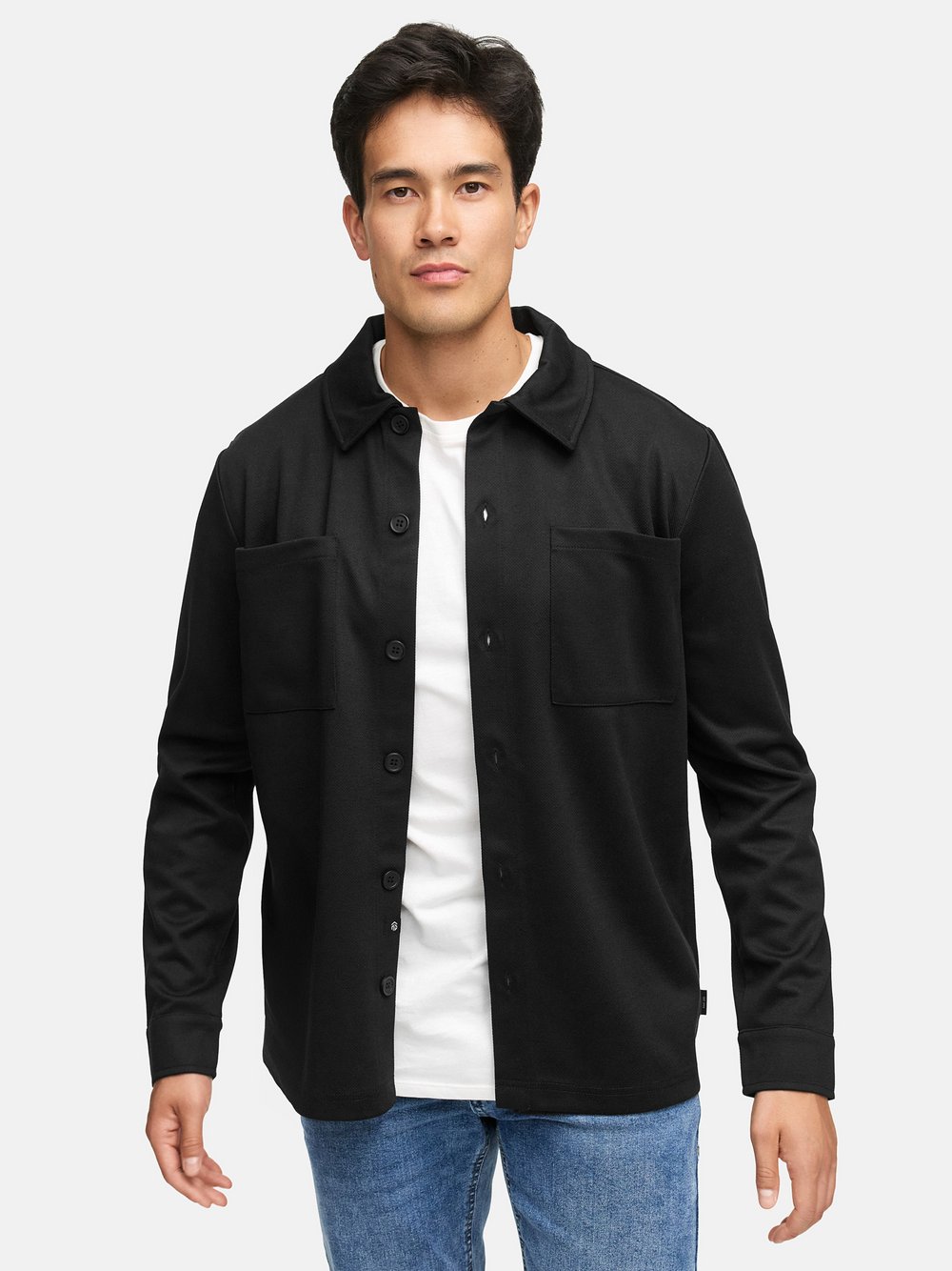 Indicode Hemd Langarm Herren Regular Fit schwarz, XXL