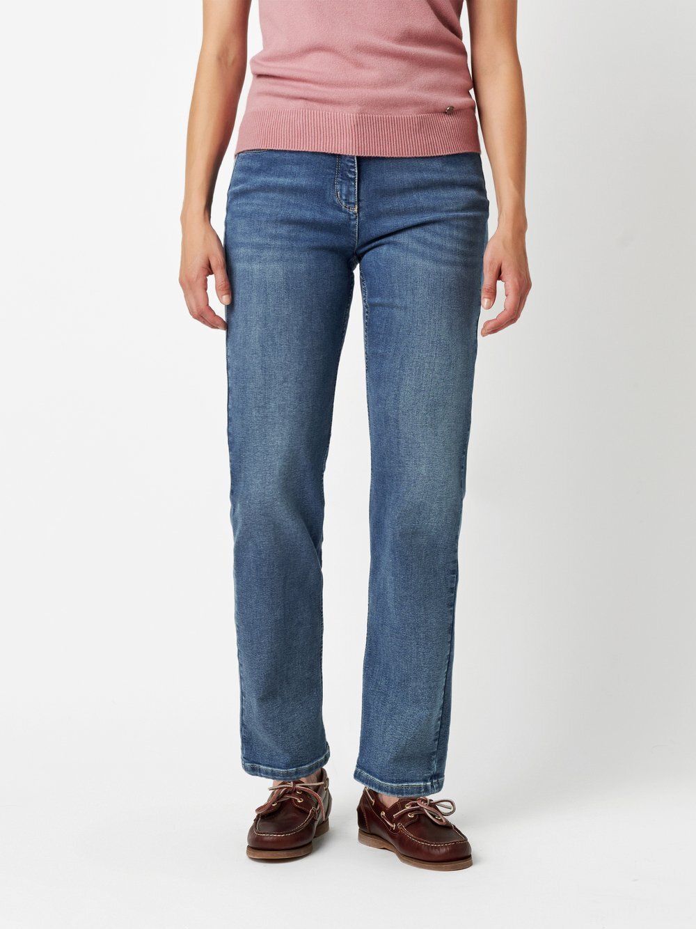 TONI Jeans Damen Baumwolle blau meliert, 42