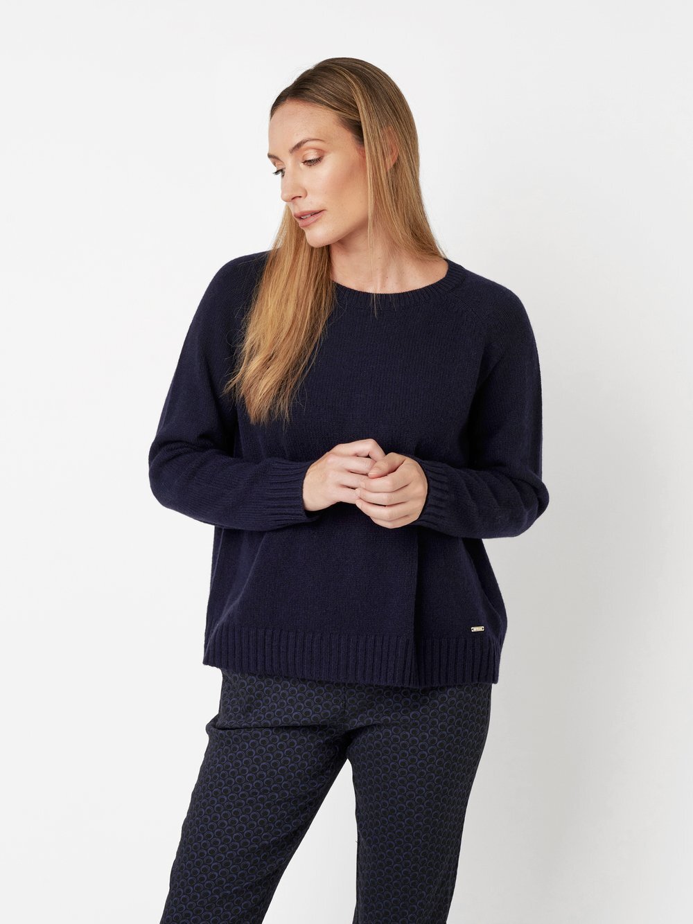 TONI Strickpullover Damen blau, M