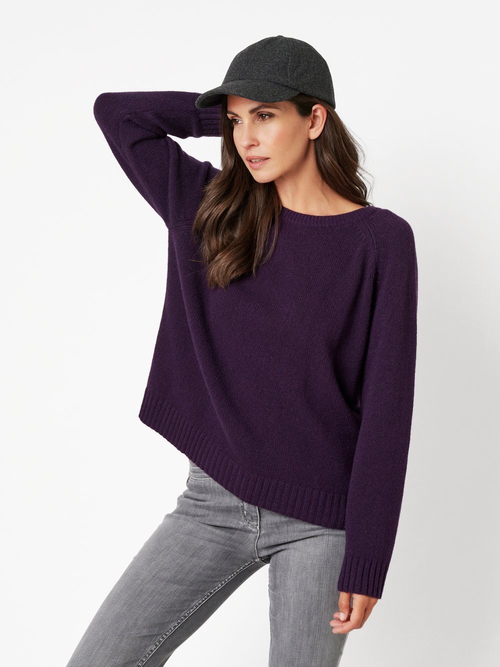 TONI Strickpullover Damen lila, M