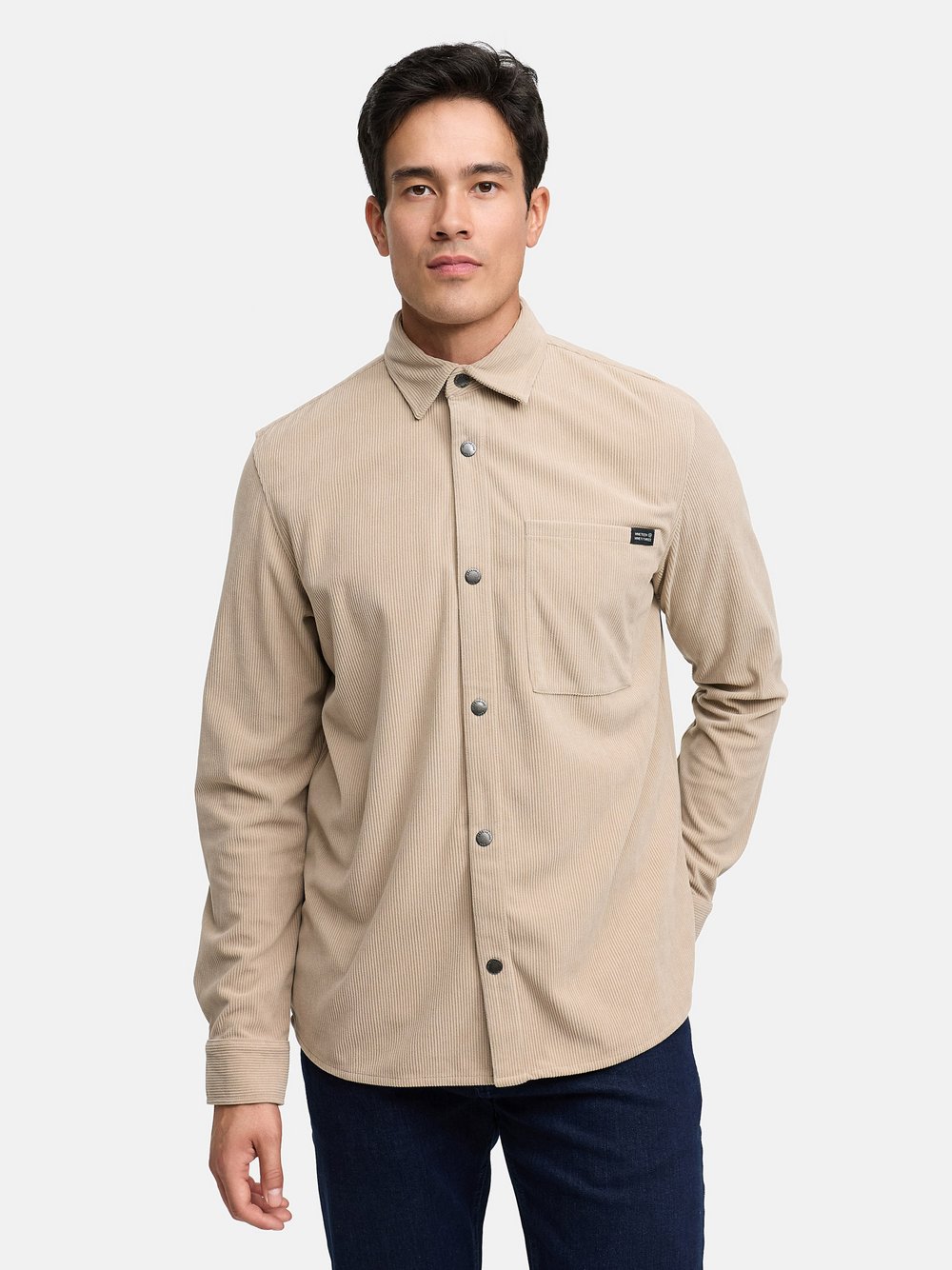 Indicode Hemd Langarm Herren Regular Fit beige, M