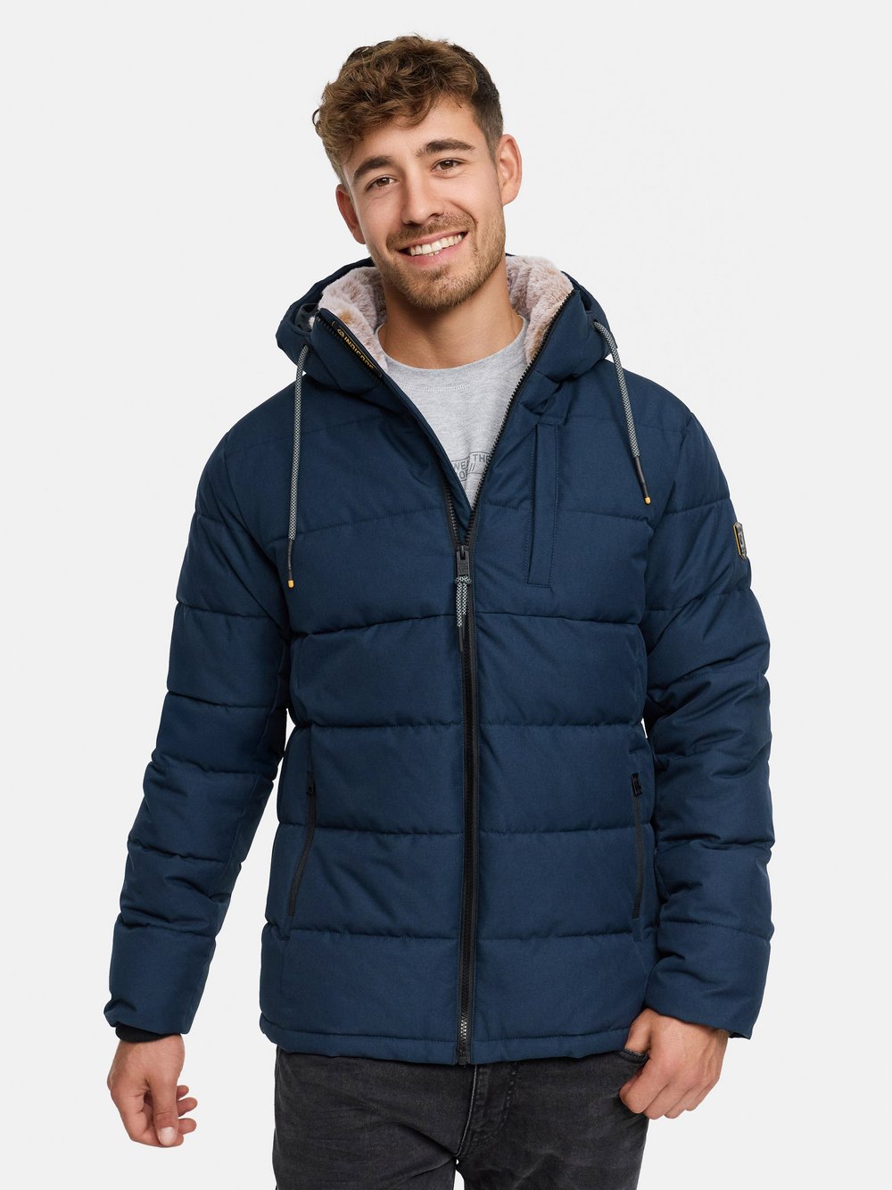 Thumbnail - Indicode Winterjacke Herren blau, L