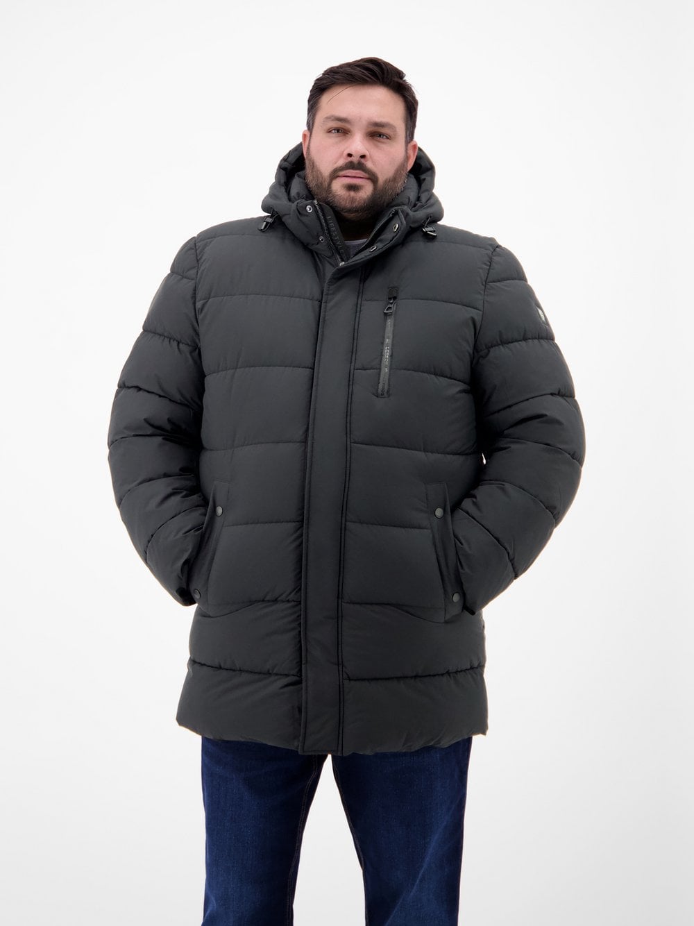 LERROS Winterjacke Herren schwarz, XXXL