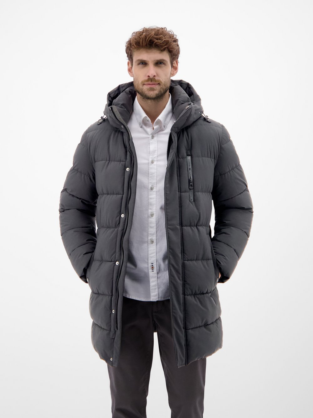 LERROS Wintermantel Herren schwarz, XL