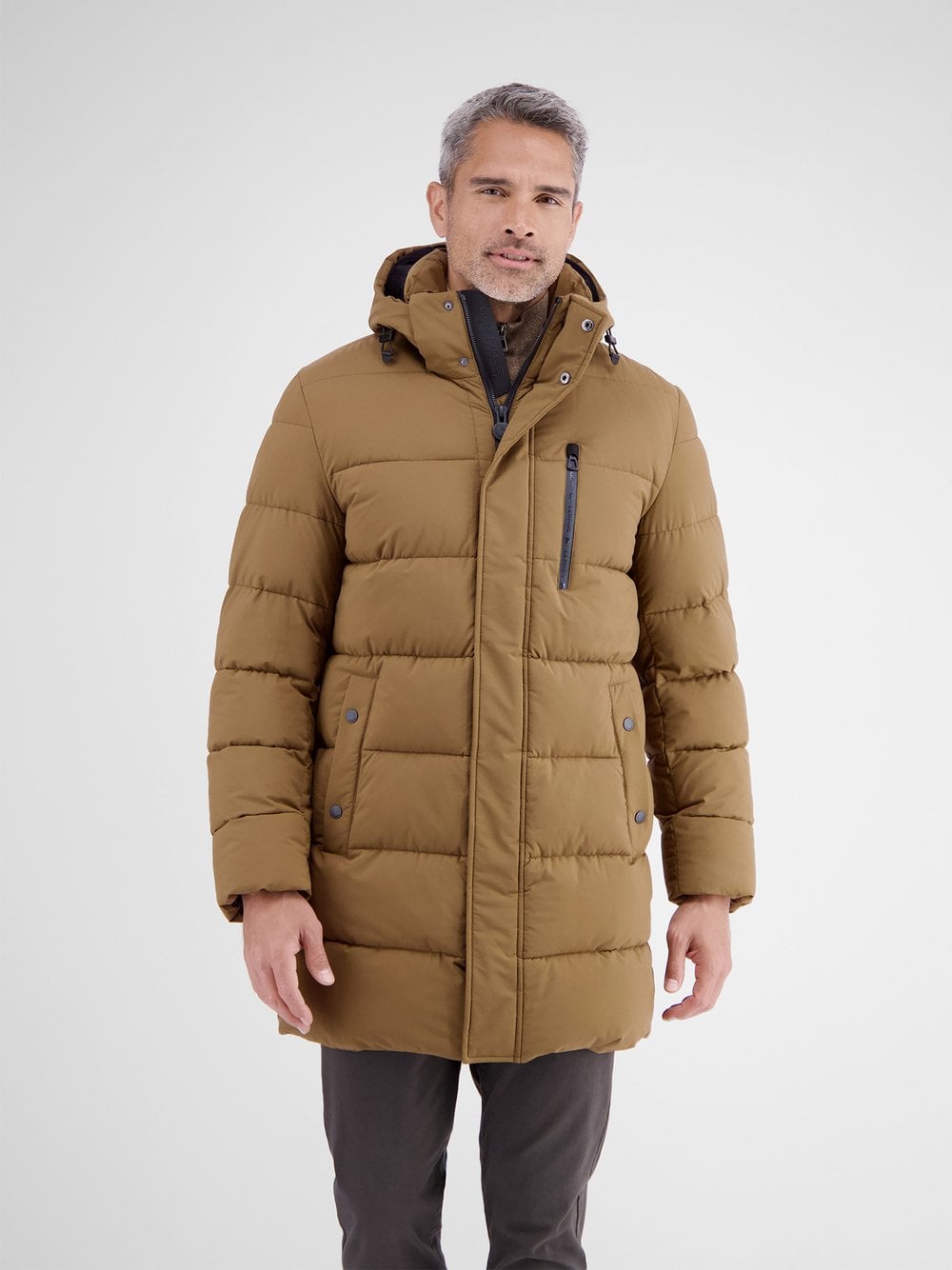 LERROS Wintermantel Herren braun, L