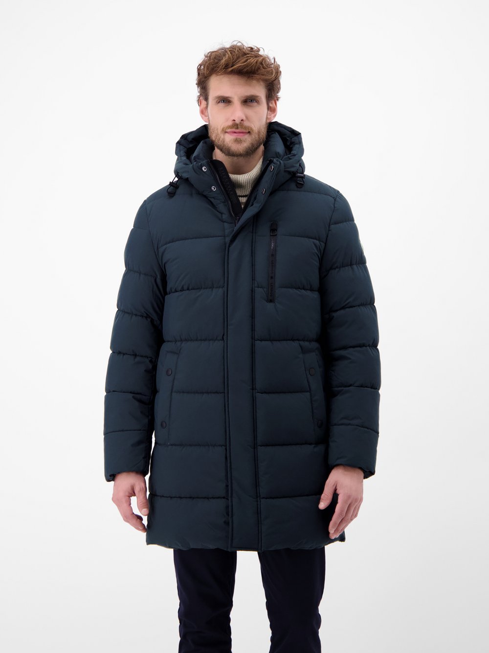LERROS Wintermantel Herren blau, XXXL
