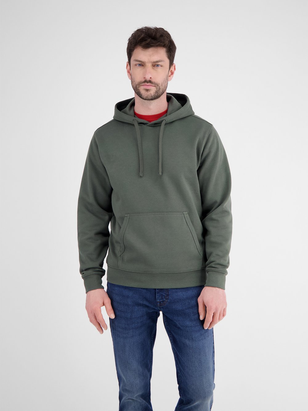LERROS Hoodie Herren Baumwolle grün, M