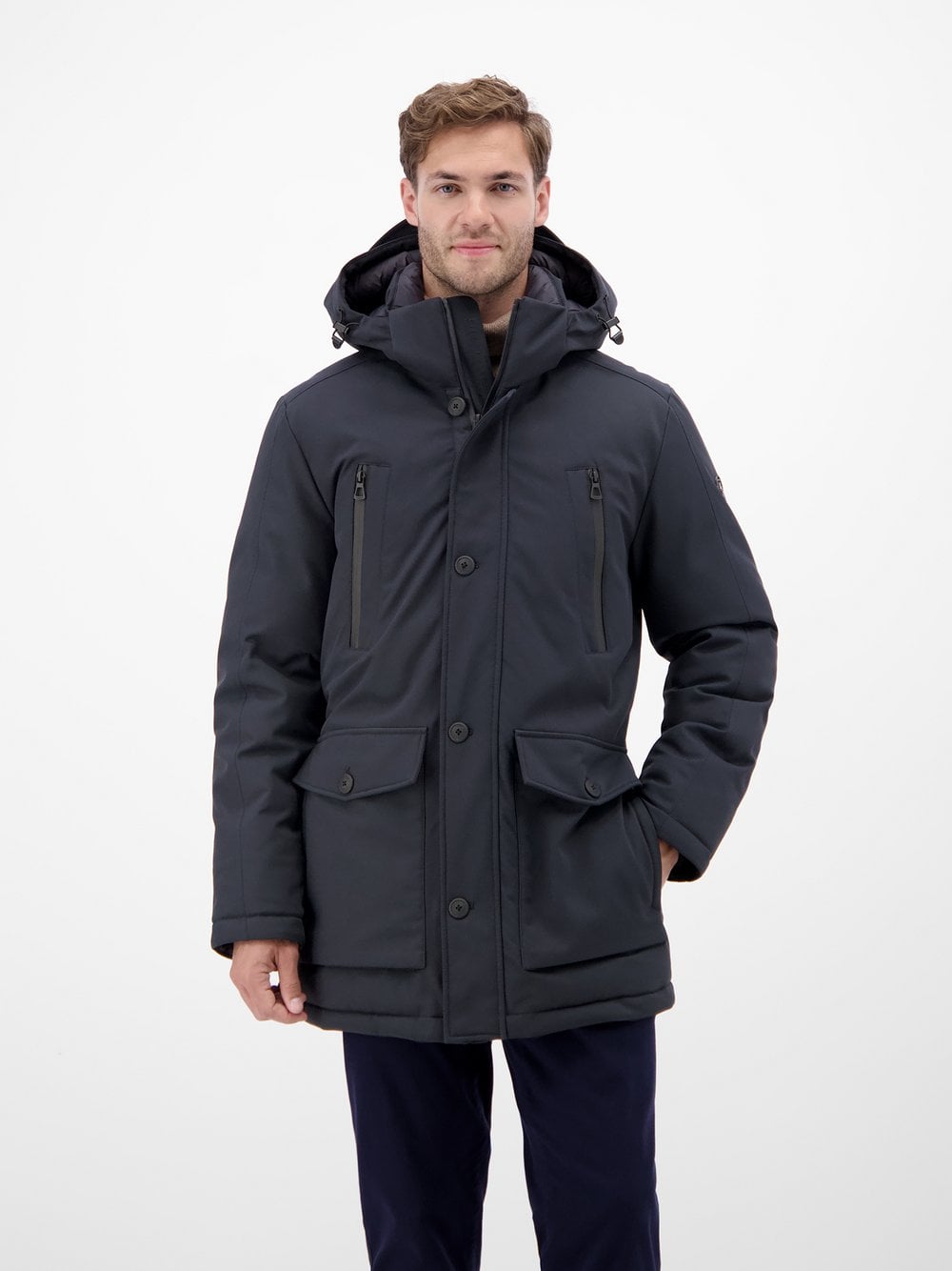 Thumbnail - LERROS Parka Herren blau, XL