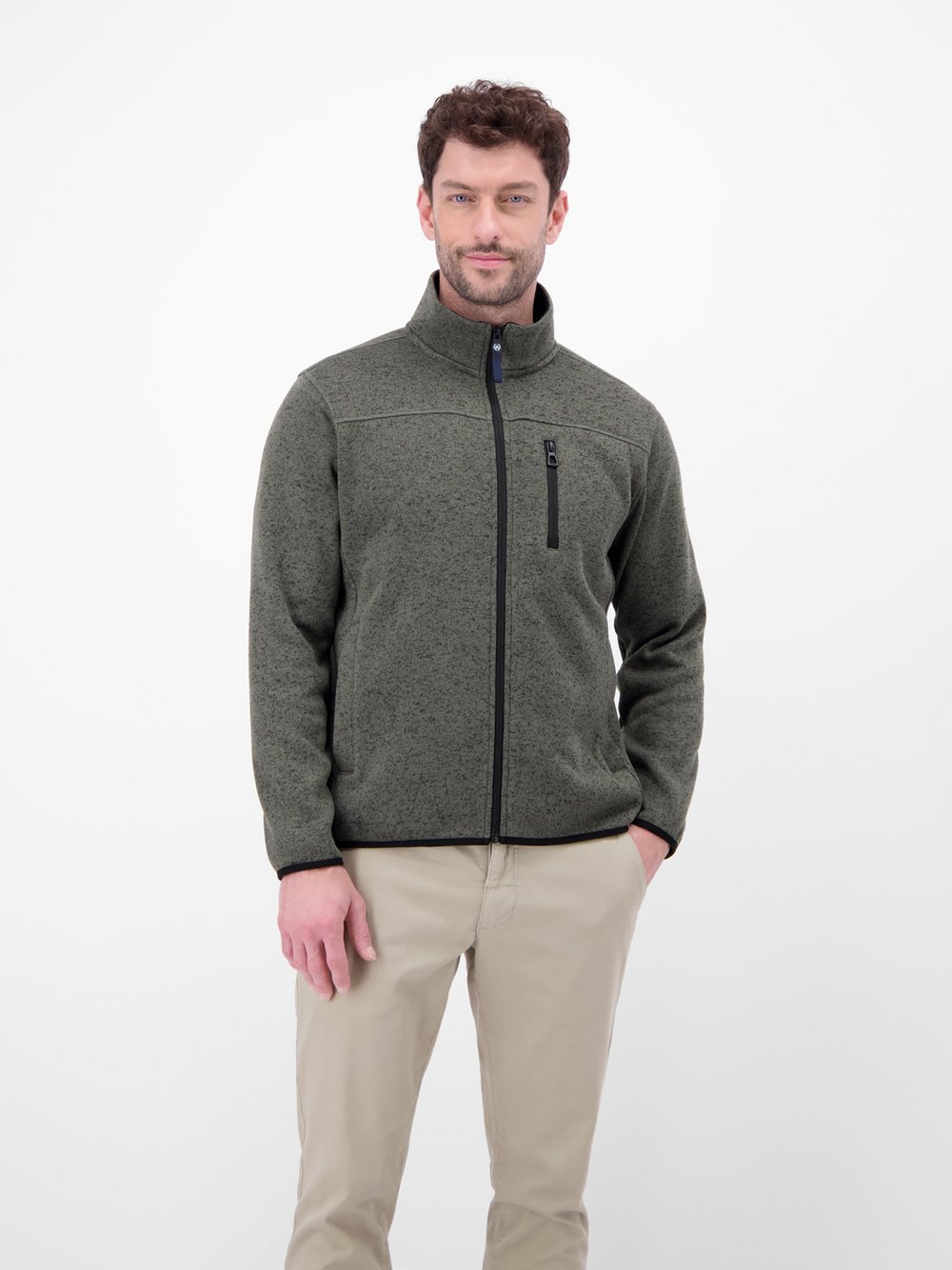 LERROS Sweatjacke Herren grau, M