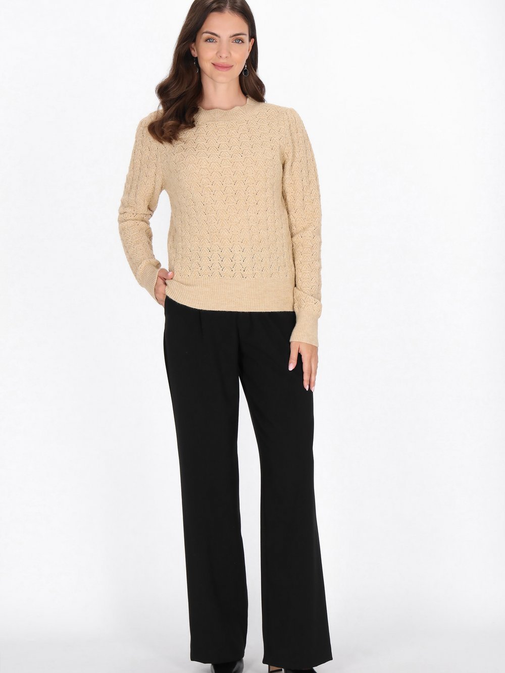 Usha Pullover Damen beige, XL/XXL