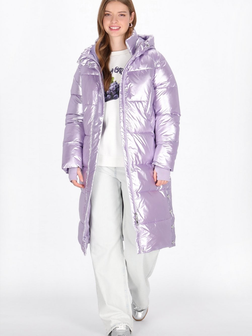 MyMo Mantel Damen lila, M