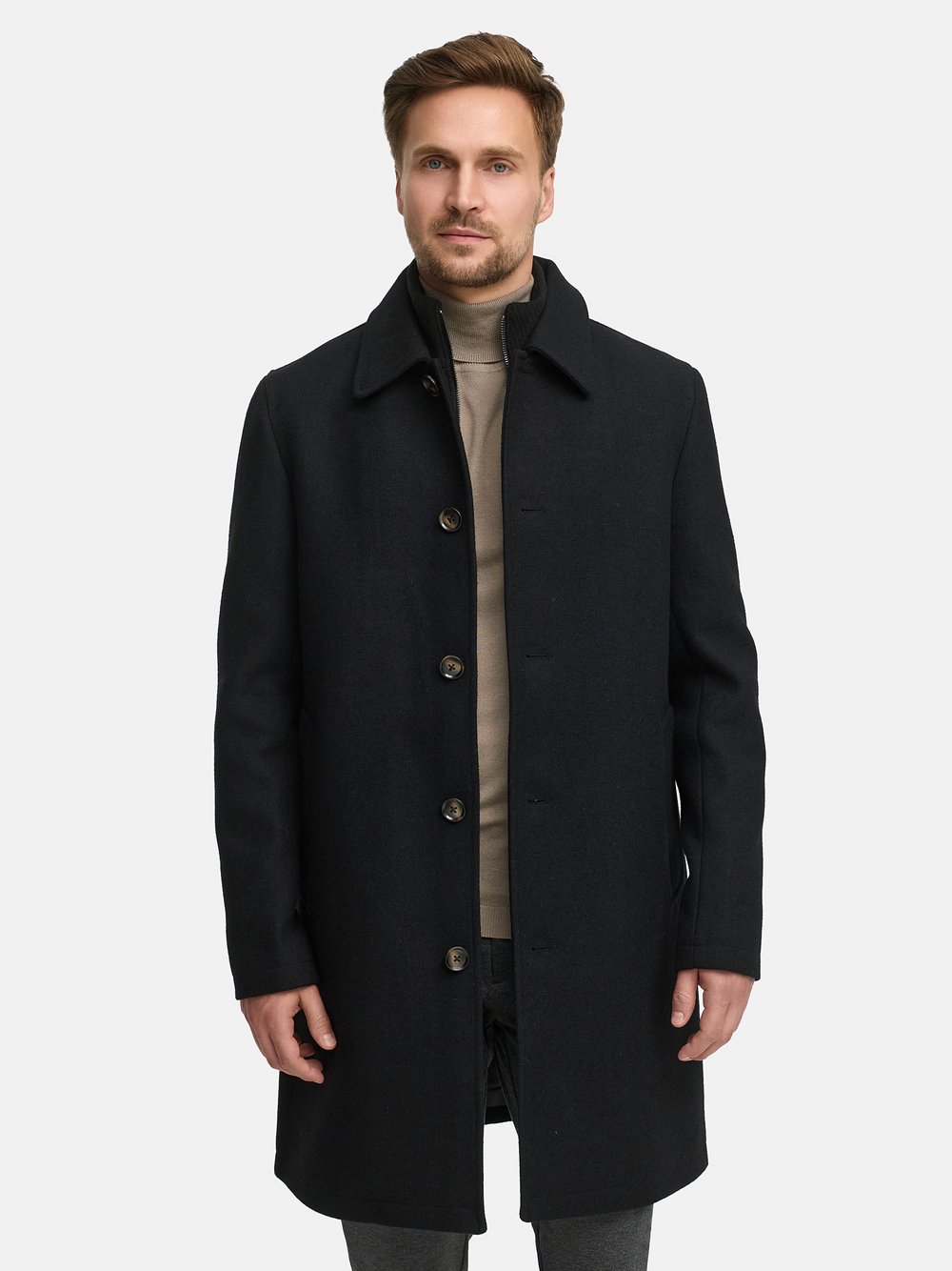 Jeff Mantel Herren schwarz, S