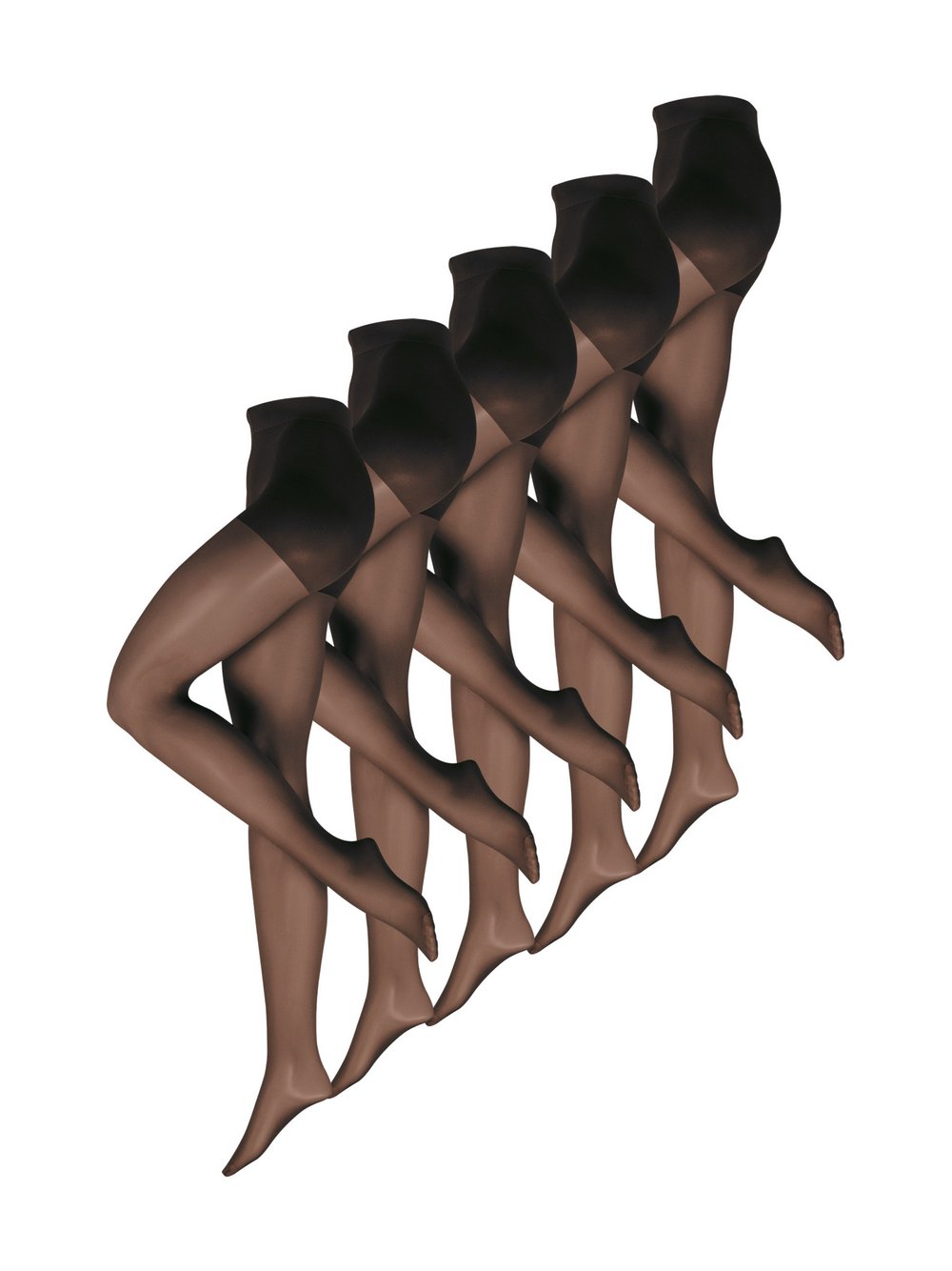 nurdie Feinstrumpfhose  Damen schwarz, 44-46