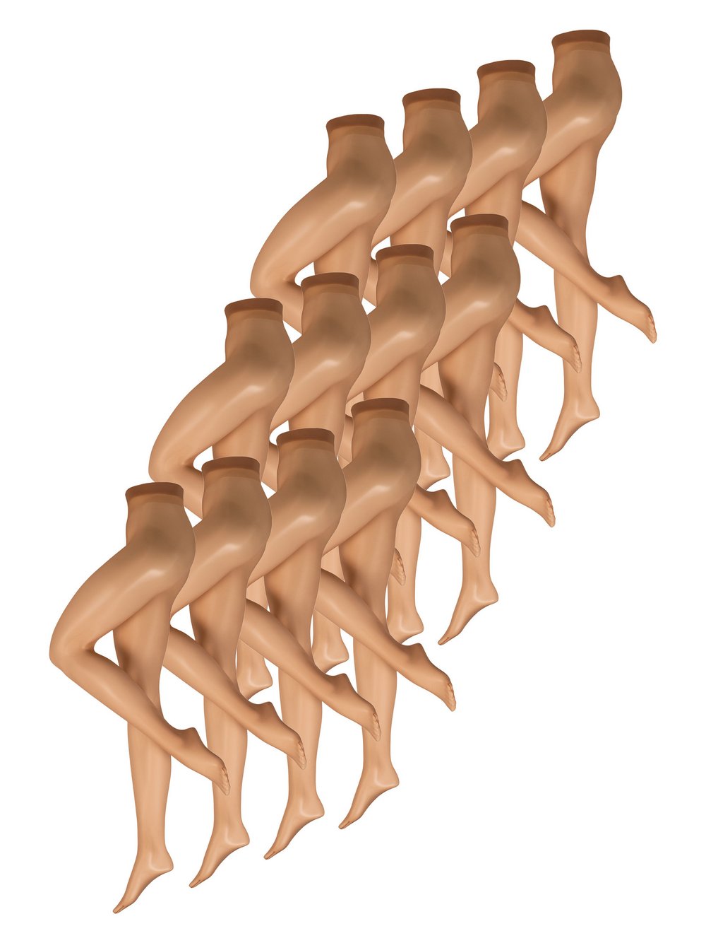 Thumbnail - nurdie Feinstrumpfhose  Damen mehrfarbig, 44-46