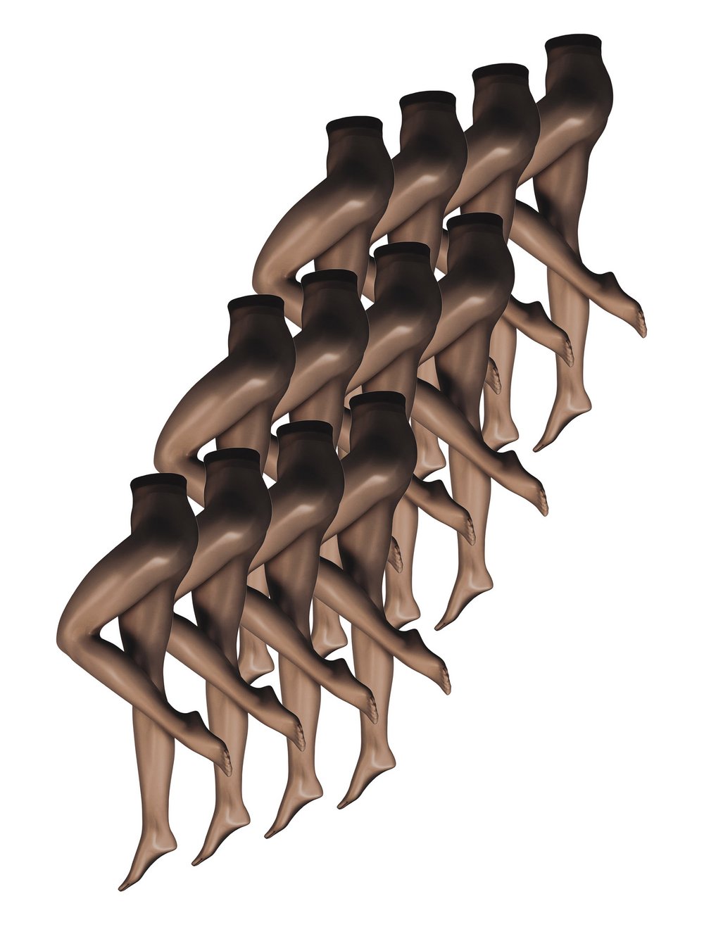 Thumbnail - nurdie Feinstrumpfhose Damen schwarz, 38-40