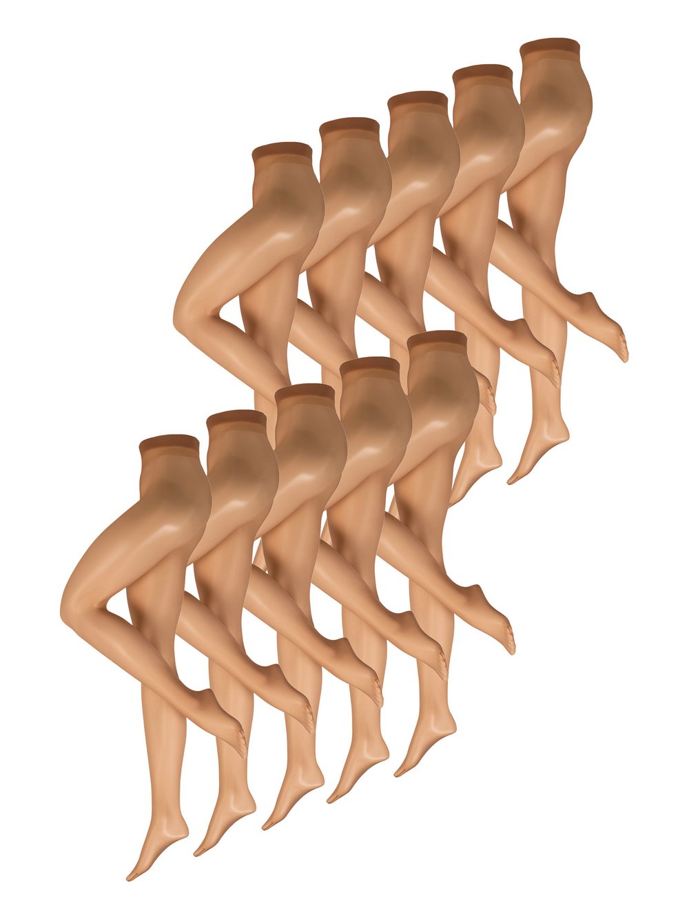 nurdie Feinstrumpfhose  Damen mehrfarbig, 38-40