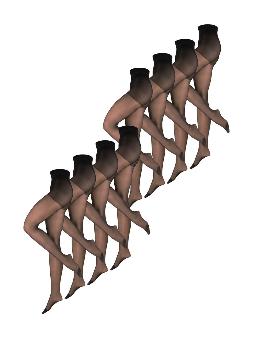 Thumbnail - nurdie Feinstrumpfhose  Damen schwarz, 38-40