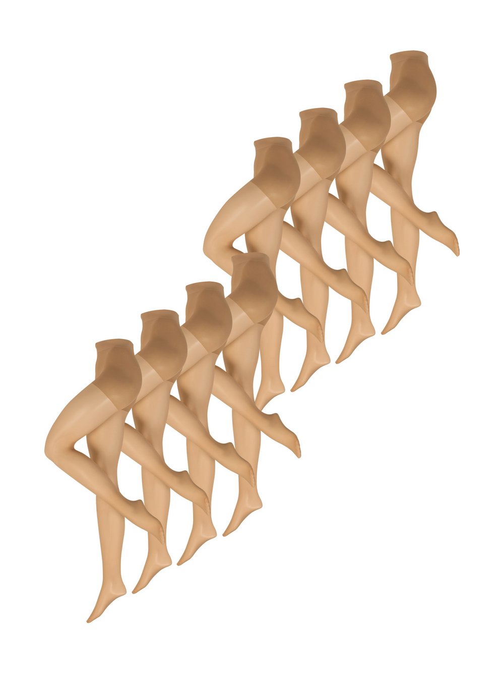 nurdie Feinstrumpfhose  Damen mehrfarbig, 44-46