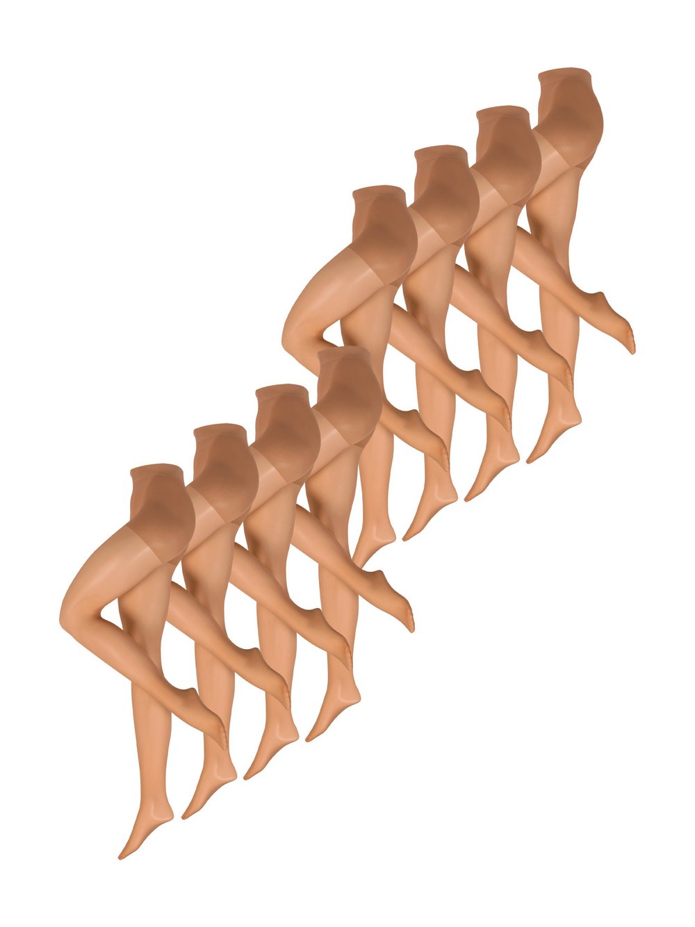 nurdie Feinstrumpfhose  Damen mehrfarbig, 44-46