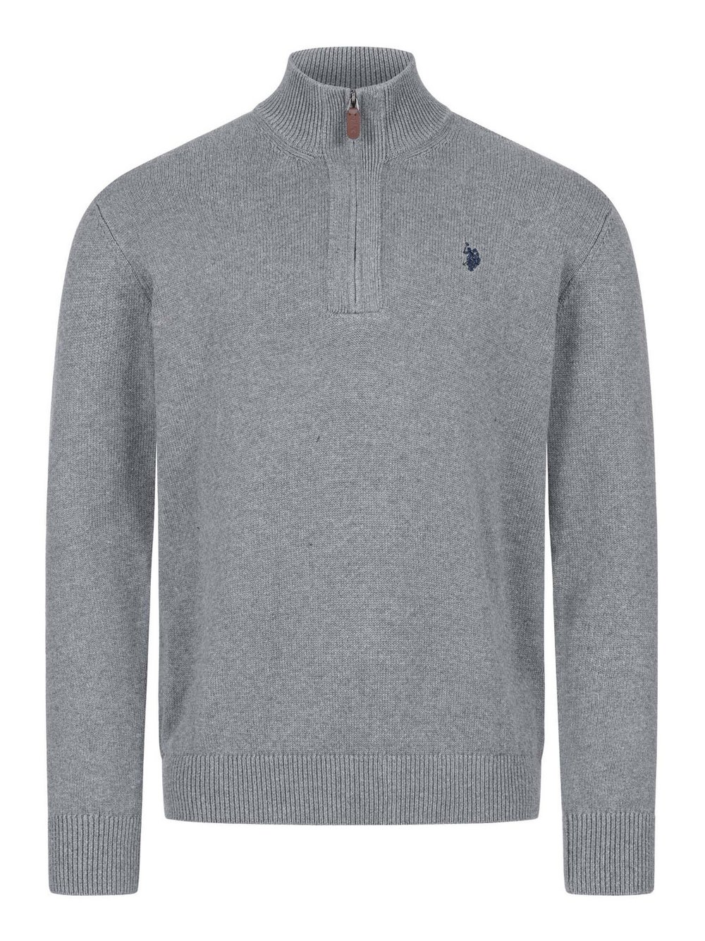 Thumbnail - U.S. Polo Assn. Pullover  Herren Baumwolle grau, XXL