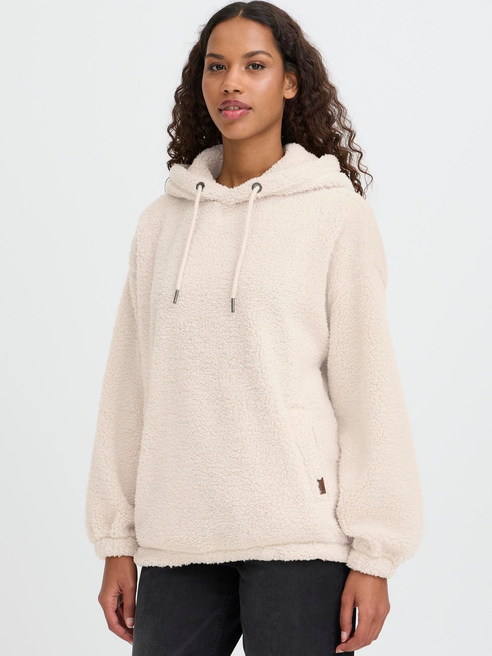 OXMO Kapuzenpullover Damen beige, L