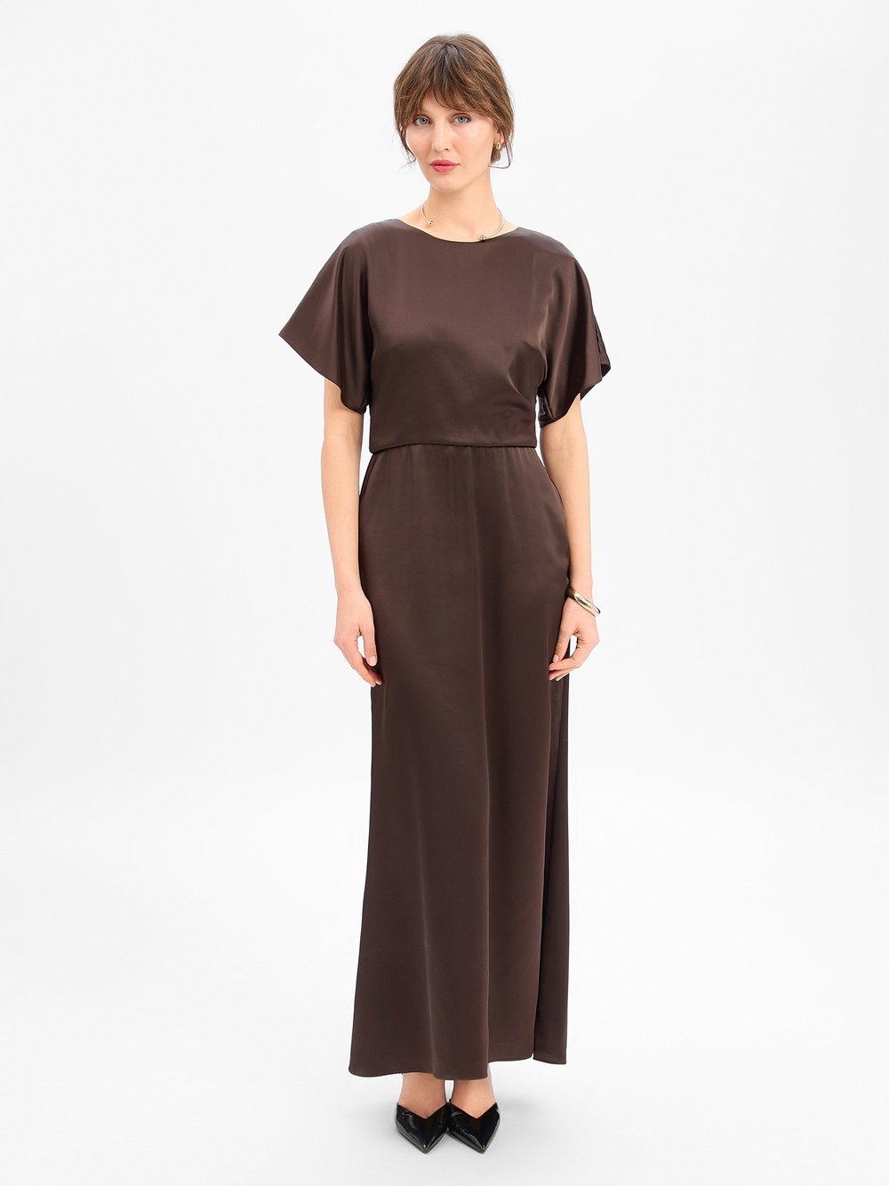 Marie Lund Abendkleid Damen braun, 42
