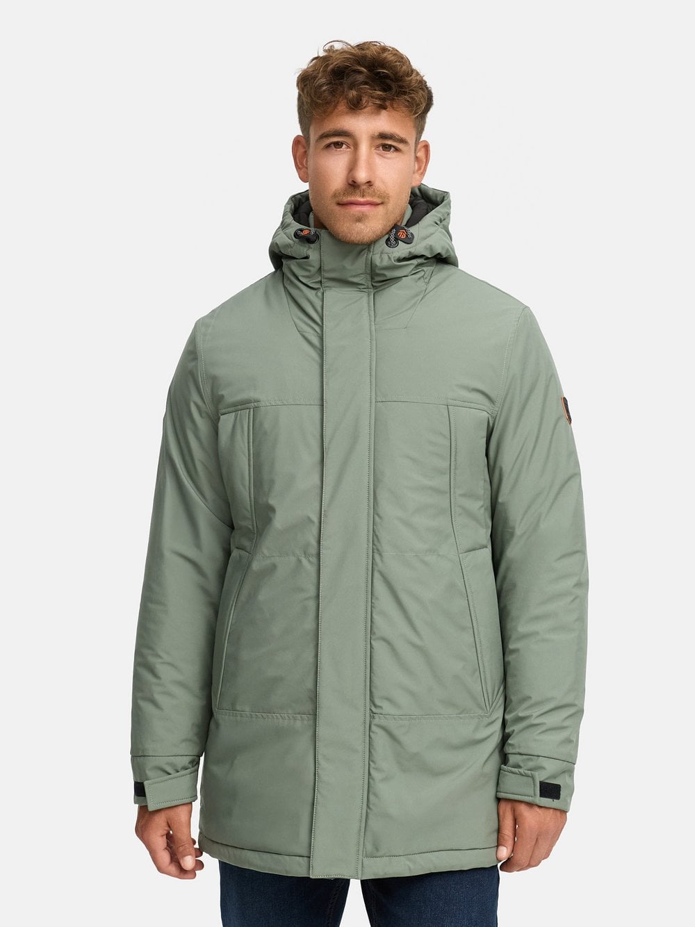 Thumbnail - Indicode Parka Herren grau, S