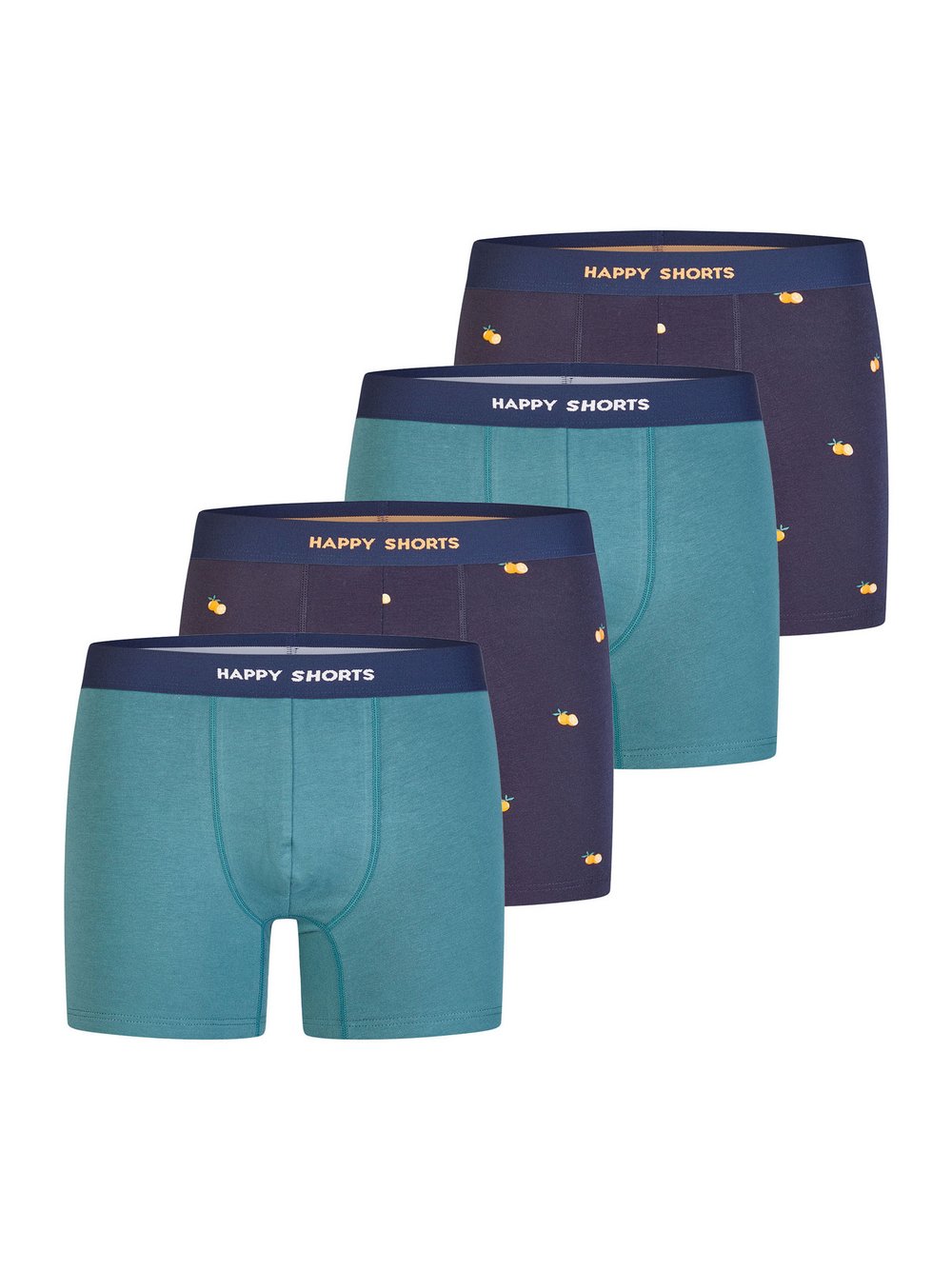 Thumbnail - HAPPY SHORTS Boxer Herren Jersey mehrfarbig bedruckt, L