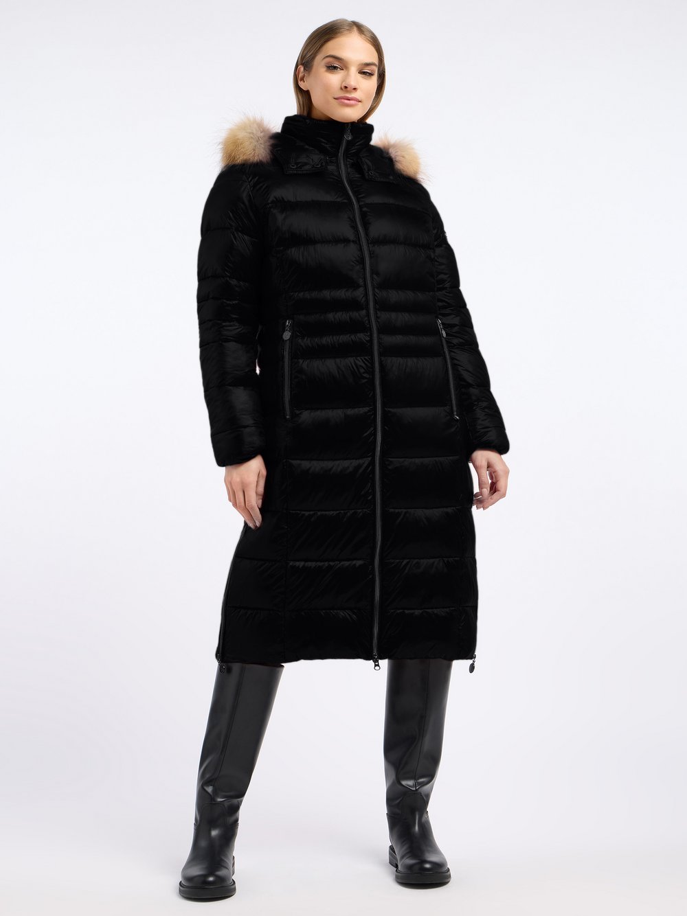 Frieda & Freddies Mantel Damen schwarz, 34