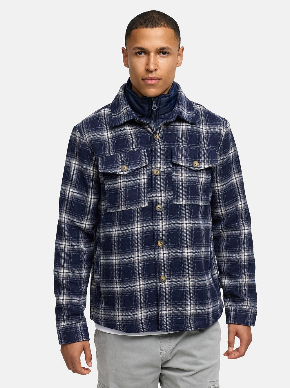 Indicode Übergangsjacke Herren blau, M