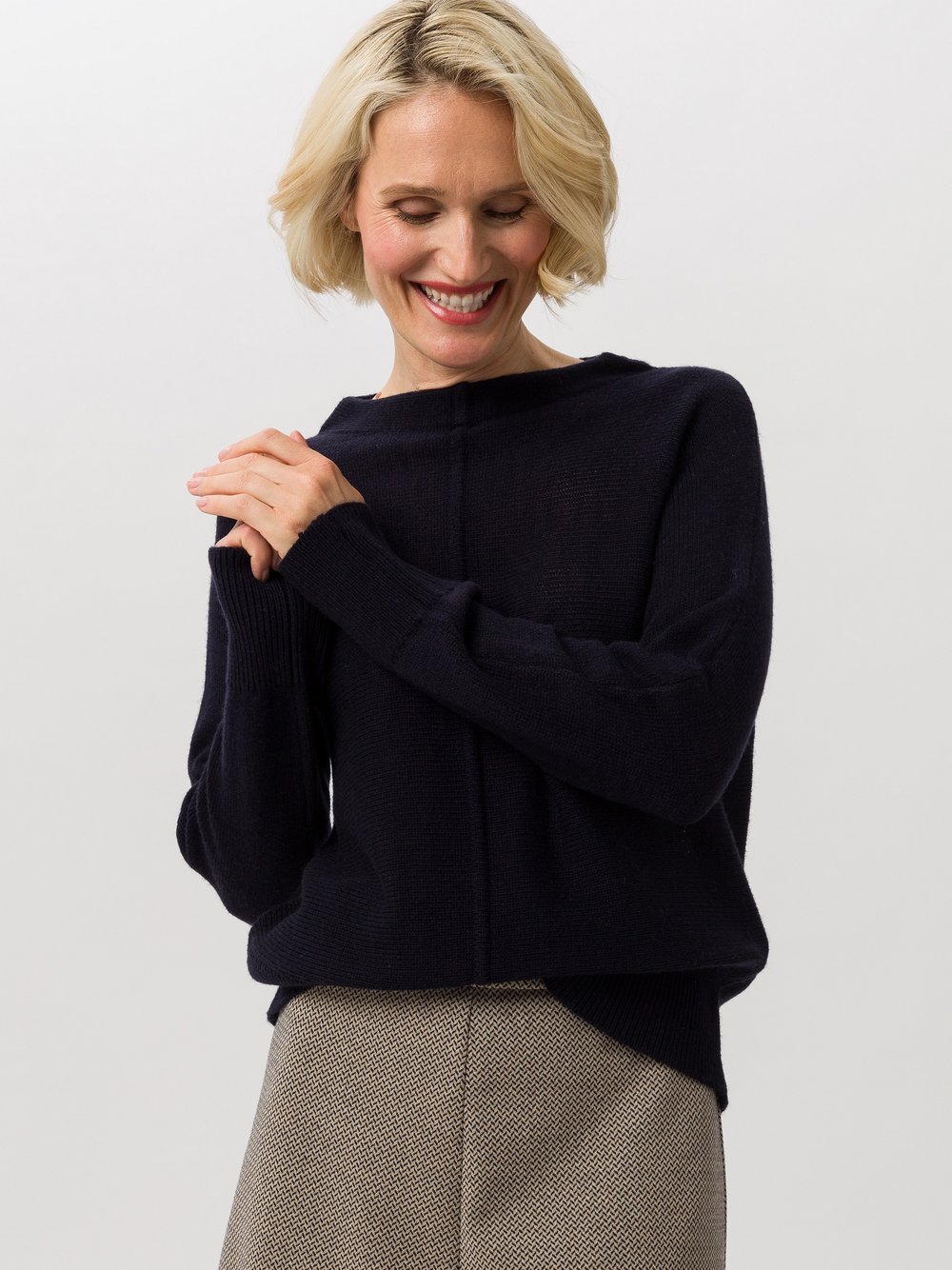 Frank Walder Pullover Damen blau, 36