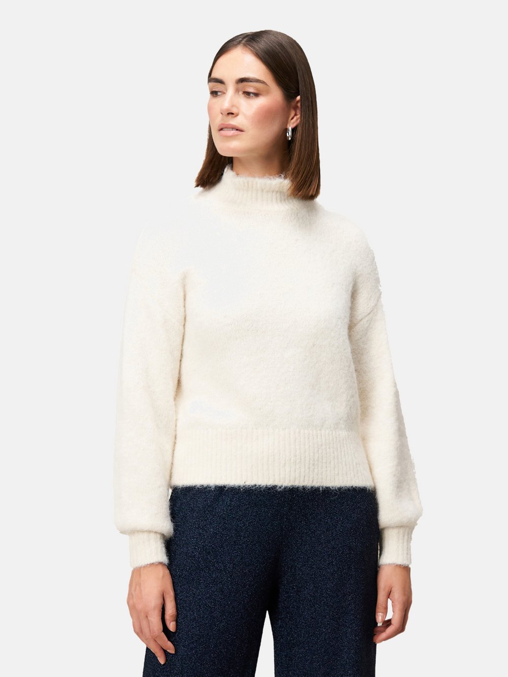 Thumbnail - zero Pullover Damen weiß, S