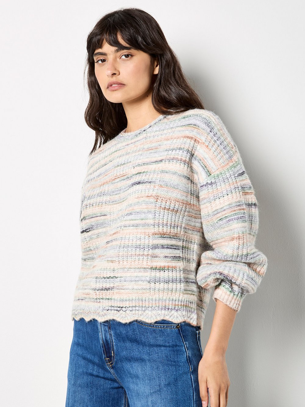Apricot Pullover Damen mehrfarbig gemustert, 34