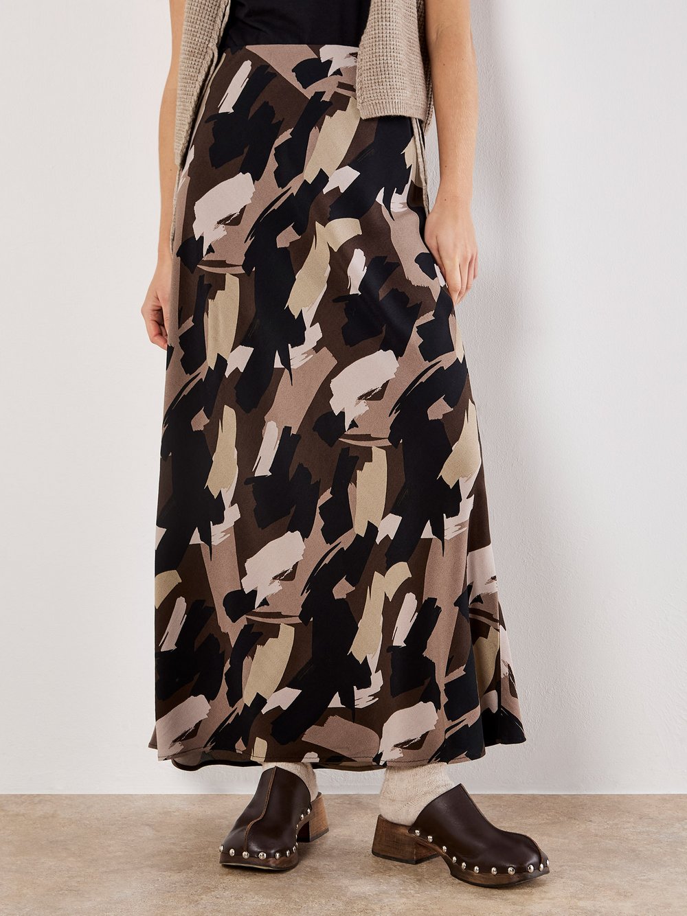 Apricot Rock Damen Viskose braun gemustert, 40