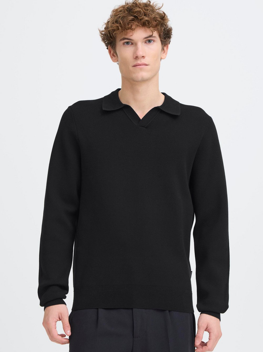 CASUAL FRIDAY Strickpullover Herren Textil schwarz, M