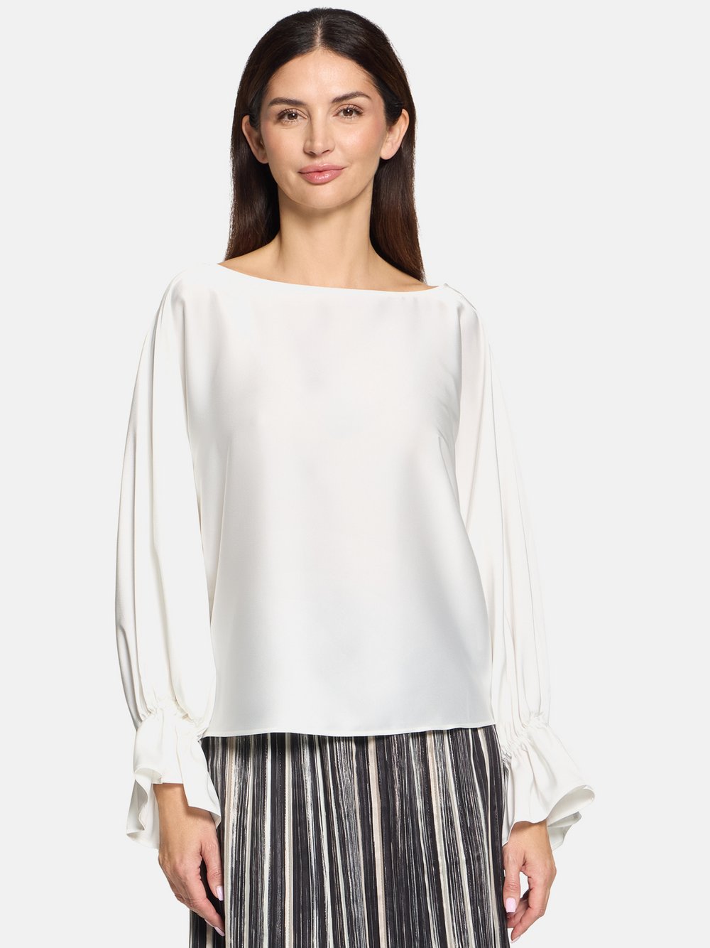 Betty Barclay Satin-Bluse Damen weiß, 48