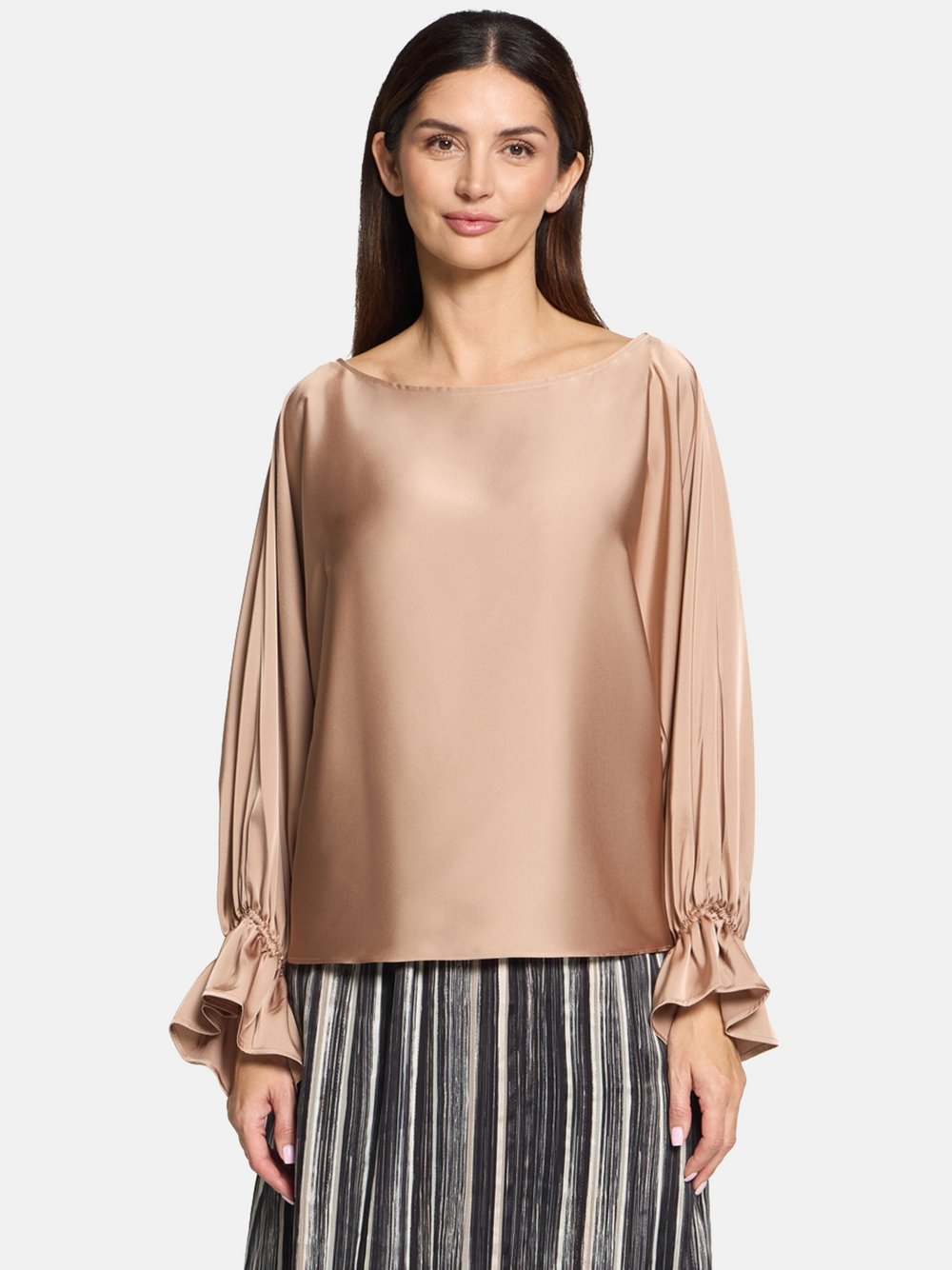 Betty Barclay Satin-Bluse Damen beige, 42