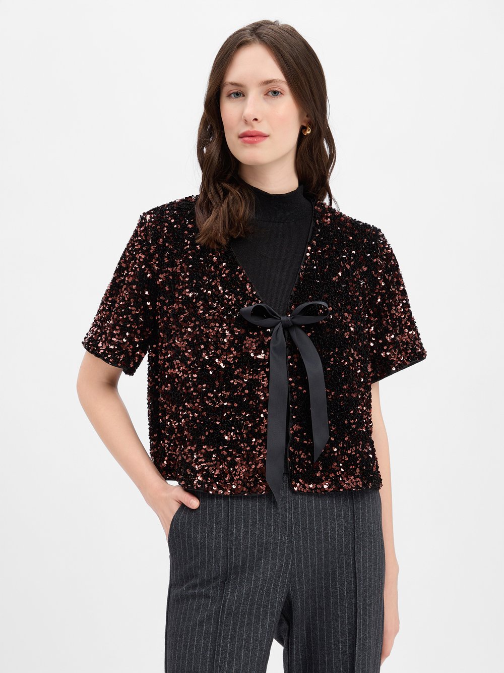 Thumbnail - zero Blazerjacke Damen braun, 40