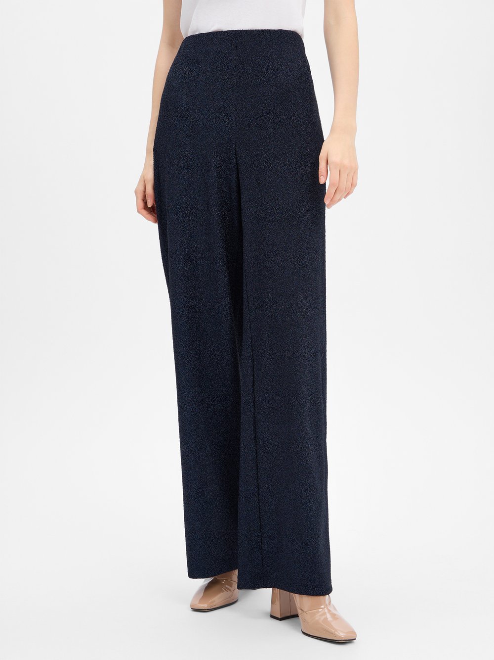 zero Stoffhose Damen Polyamid blau, 42