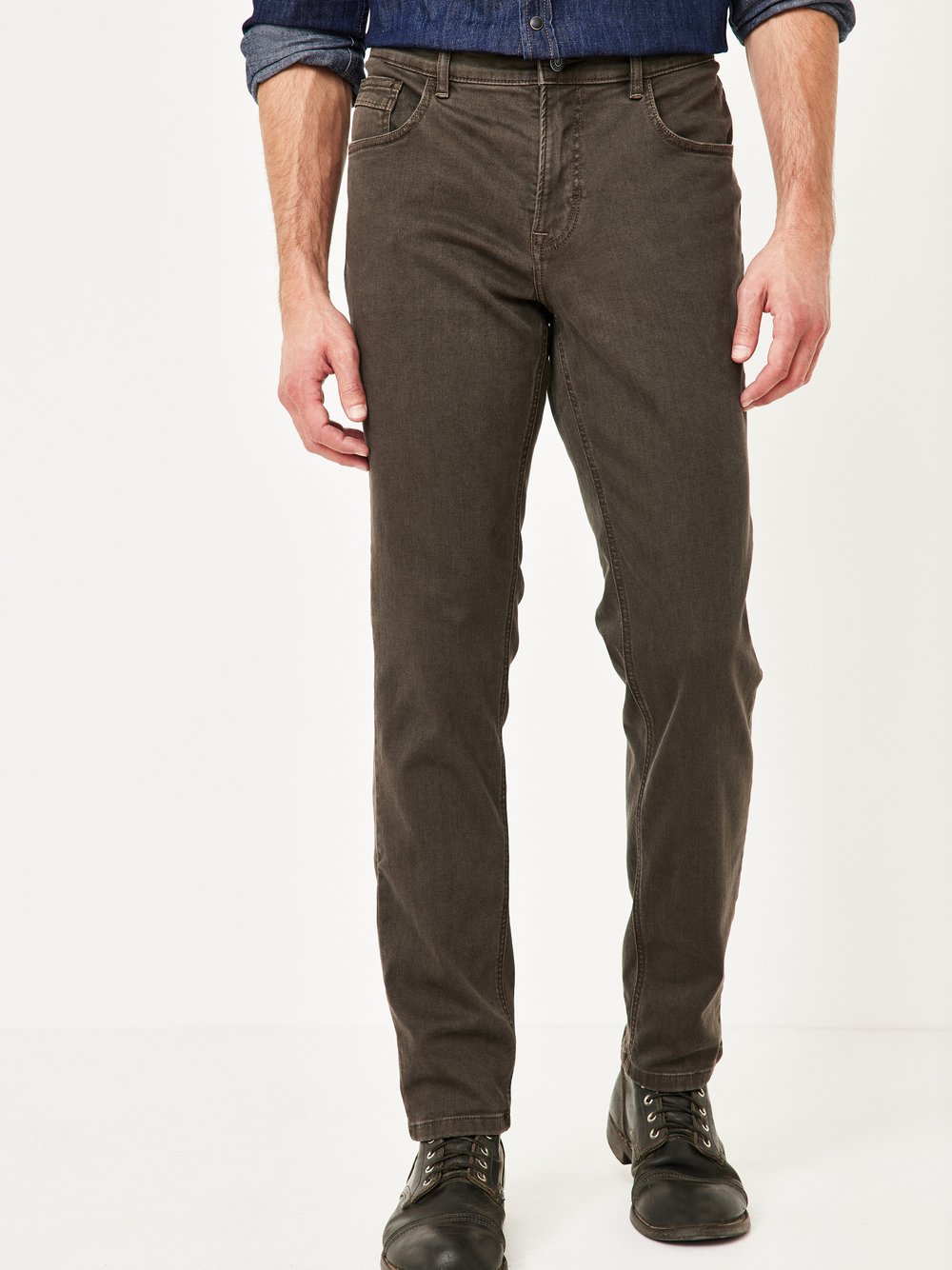 Thumbnail - Paddock`s 5-Pocket Jeans Herren Baumwolle braun, 33-34