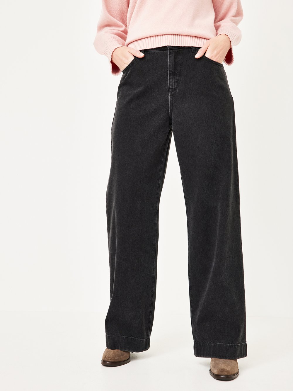 Paddock`s Jeans Damen Baumwolle grau, 38-34