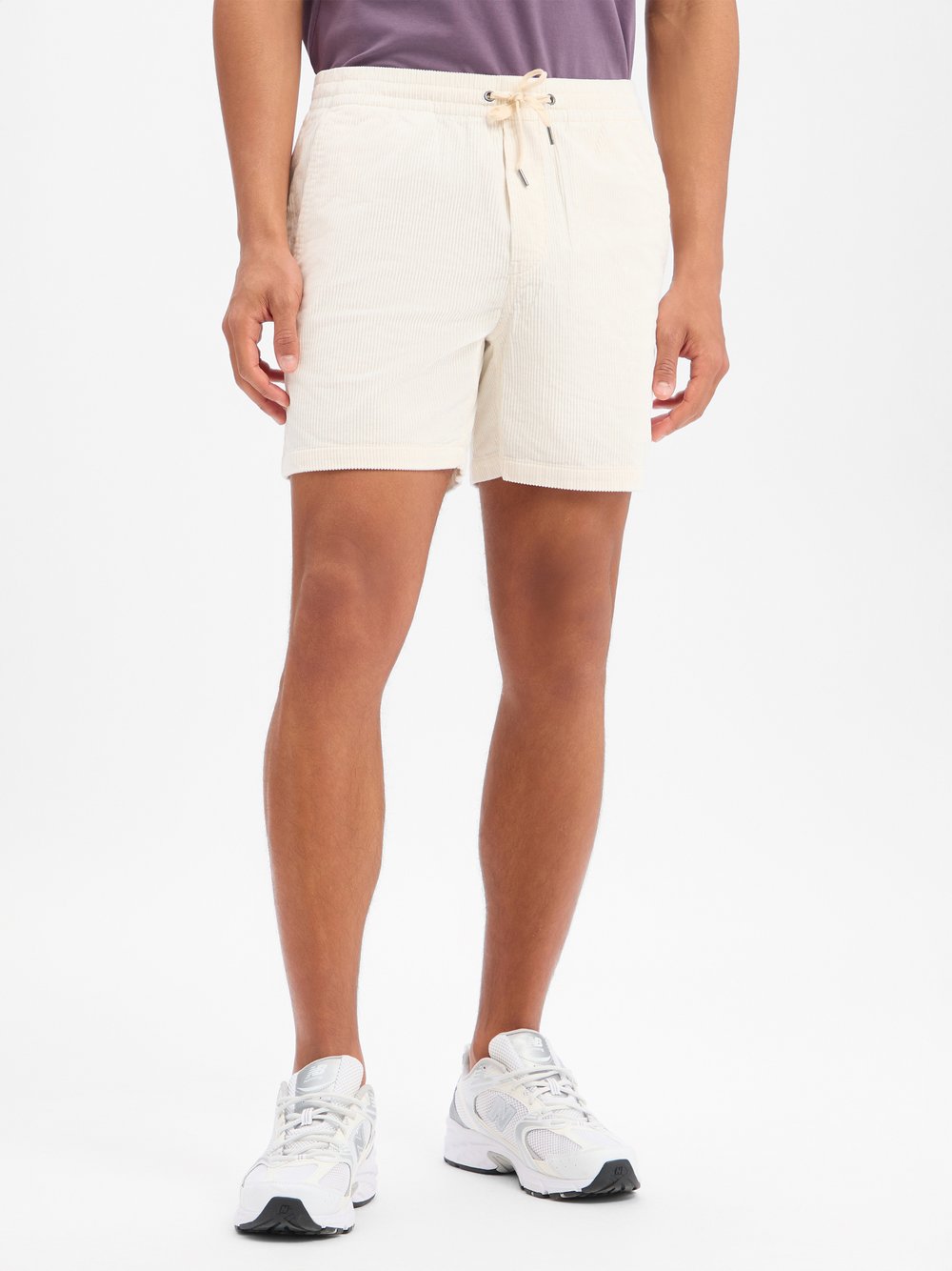 Polo Ralph Lauren szorty sztruksowe Mężczyźni Bawełna (100%) biały