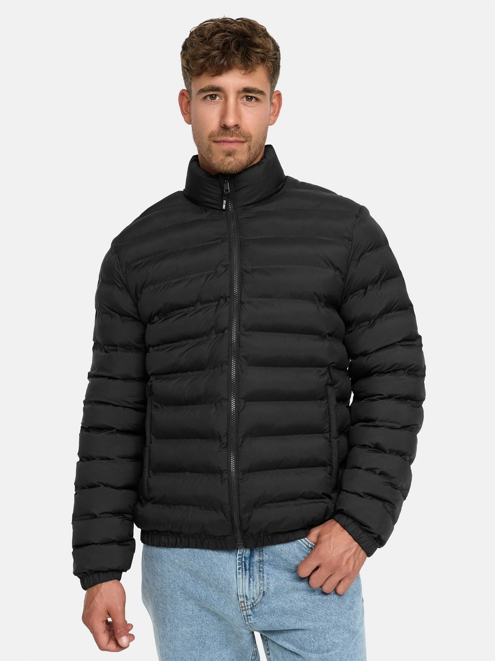 Thumbnail - Indicode Übergangsjacke Herren schwarz, L