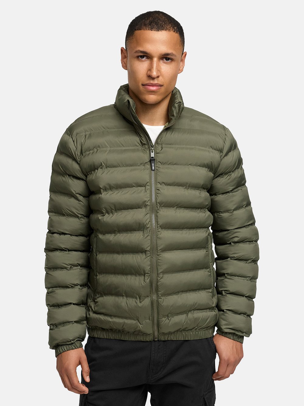 Thumbnail - Indicode Übergangsjacke Herren grün, S