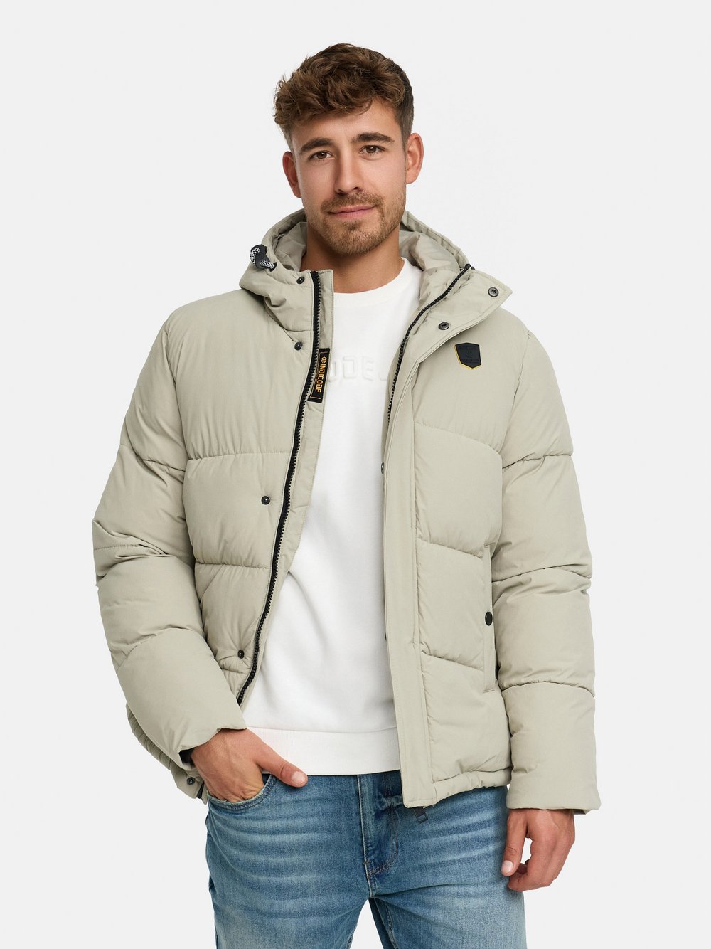 Indicode Winterjacke Herren beige, S