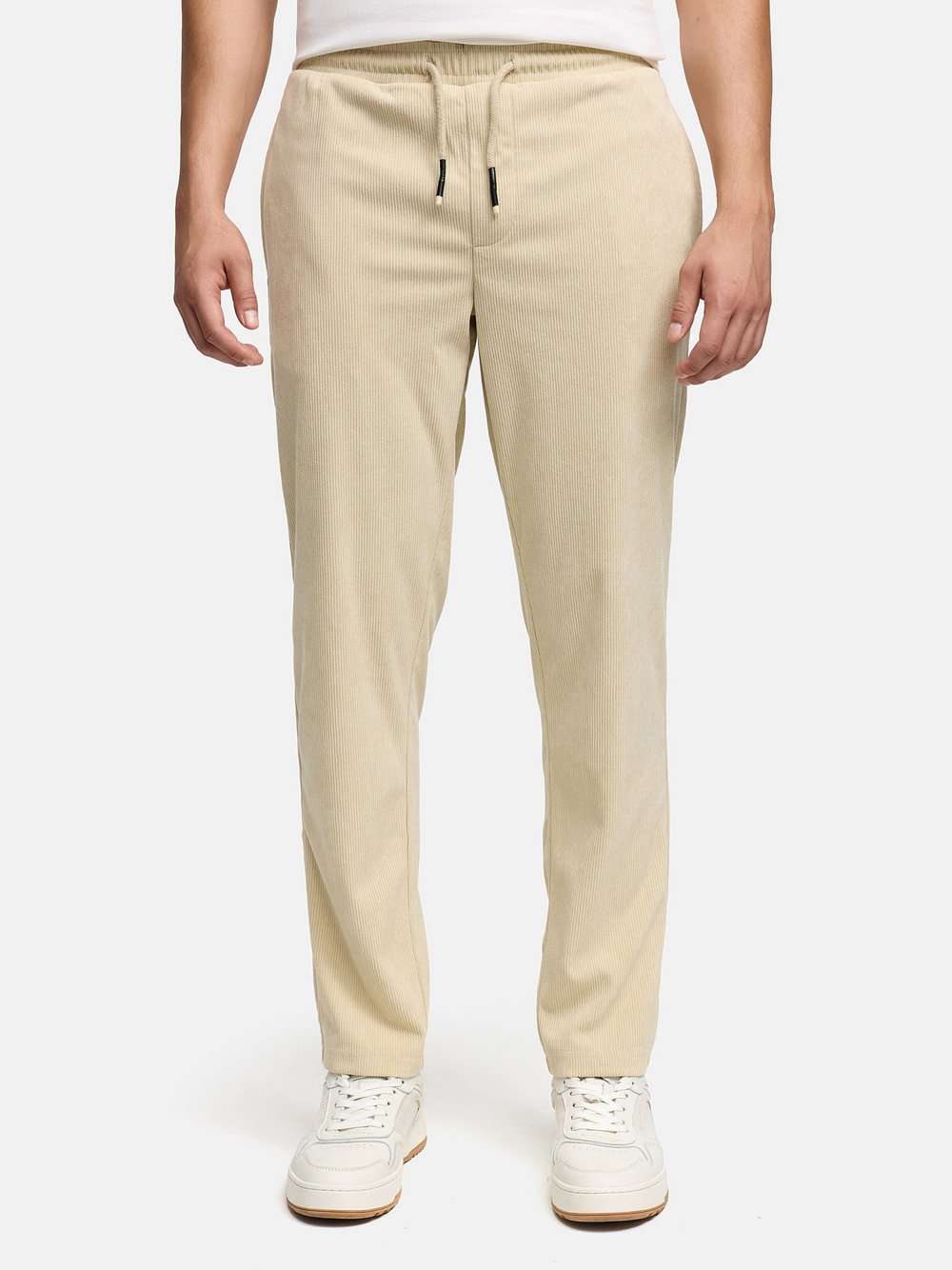 Indicode Chinohose Herren beige, L