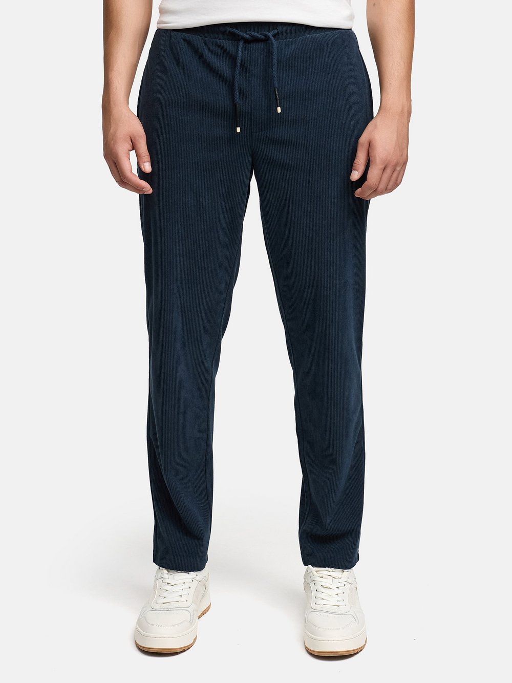 Indicode Chinohose Herren blau, M