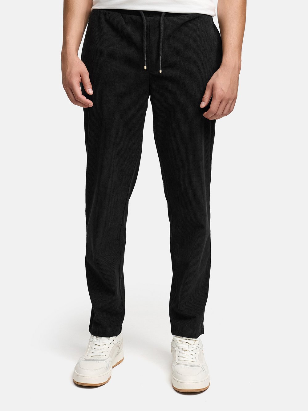 Indicode Chinohose Herren schwarz, M