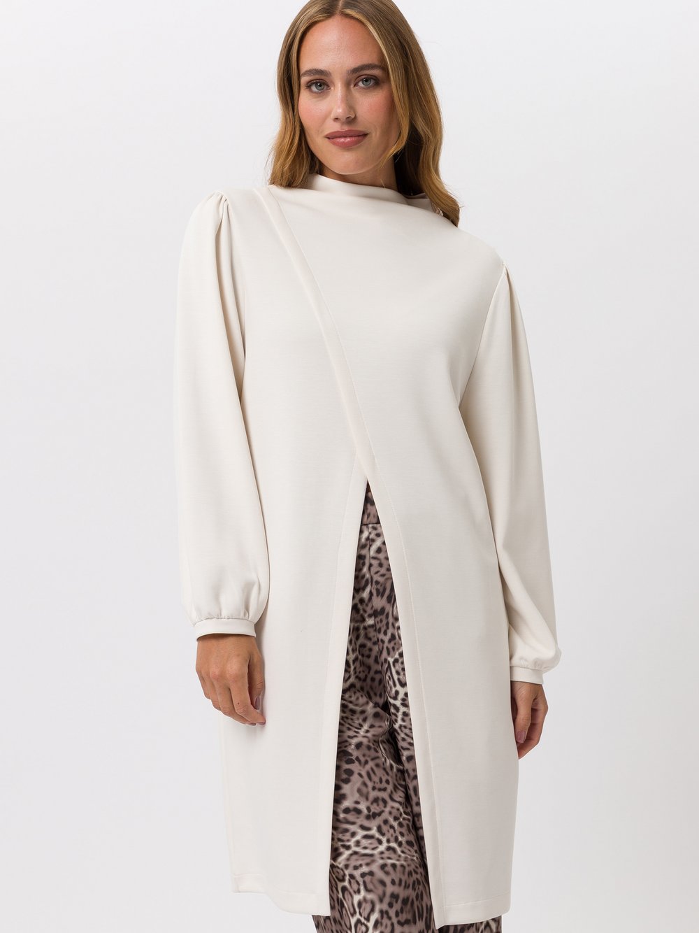 TUZZI Kleid Damen Viskose weiß, 38