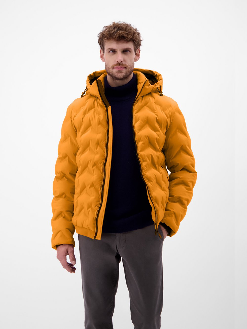 LERROS Steppjacke Herren orange, M